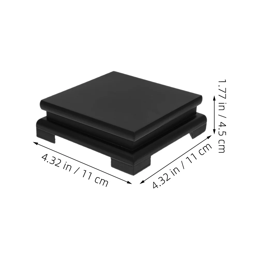 1pcs Wooden Plant Stool Natural Wood Potted Plant Stand For Indoor Home Office Decor Tall Flowerpot Holder Vintage Display Rack