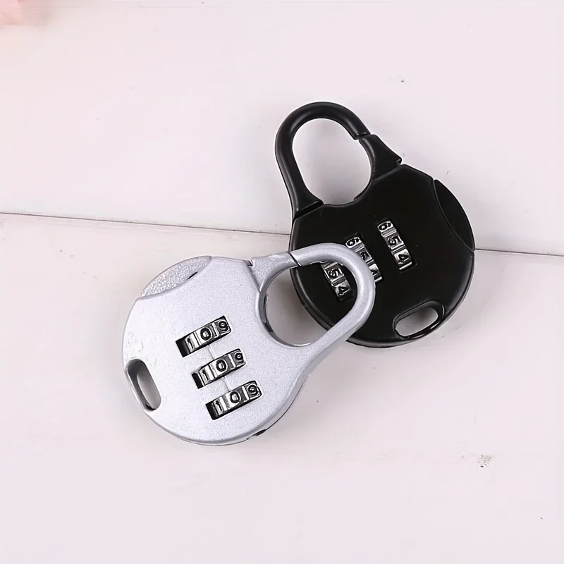 3 Keychain Fors Bag Lock Korean Type Travel Suitcase Padlock Gym Discount Code Chains Password Combination Zinc Alloy Trip Keyed