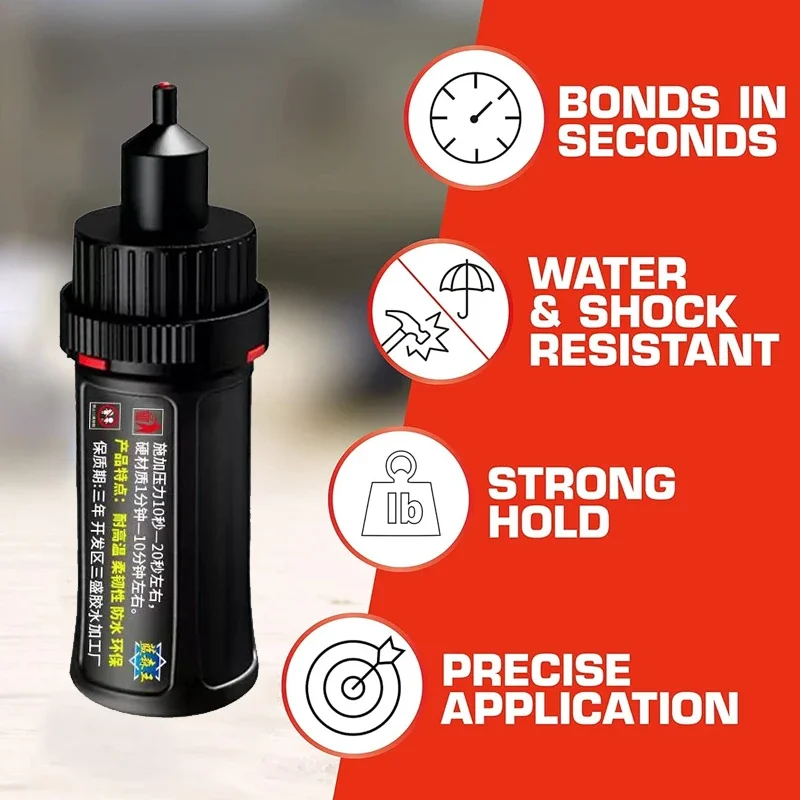 Super extra starker Kleber zum Schweißen von Kunststoff, Holz, Metall, Glas, Keramik, Schmuck, Reparaturkleber, multifunktionaler, öliger Originalkleber