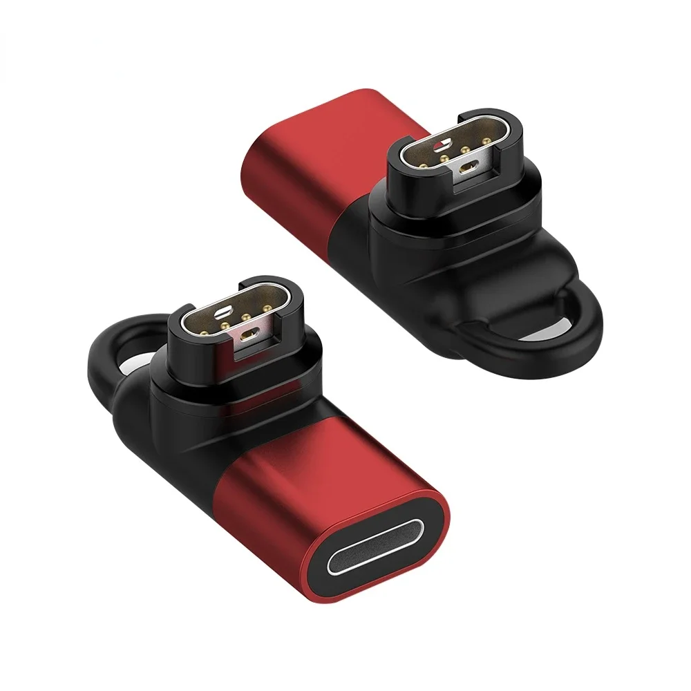 Type C/Micro/ios USB Female to 4pin Charger Adapter for Garmin Fenix 8 7 5 5X 5S 6 6X 6S PRO Venu Watch Charging Converter