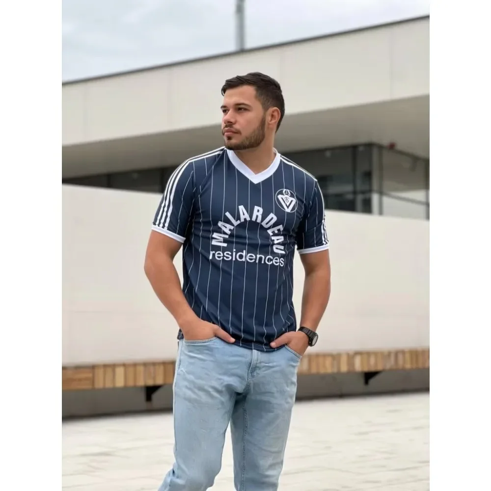 

Moto New Arrivals Men's Football Jersey GIRONDINS de BORDEAUX Maillot 1983_1984 Vintage Jersey Retro Shirt France Alain Giresse