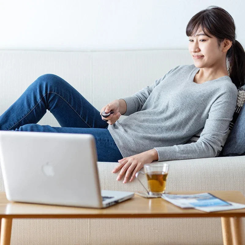 SANWA Wireless Ring Mouse Mini Charging TypeC Air Flying Page Flip Lazy