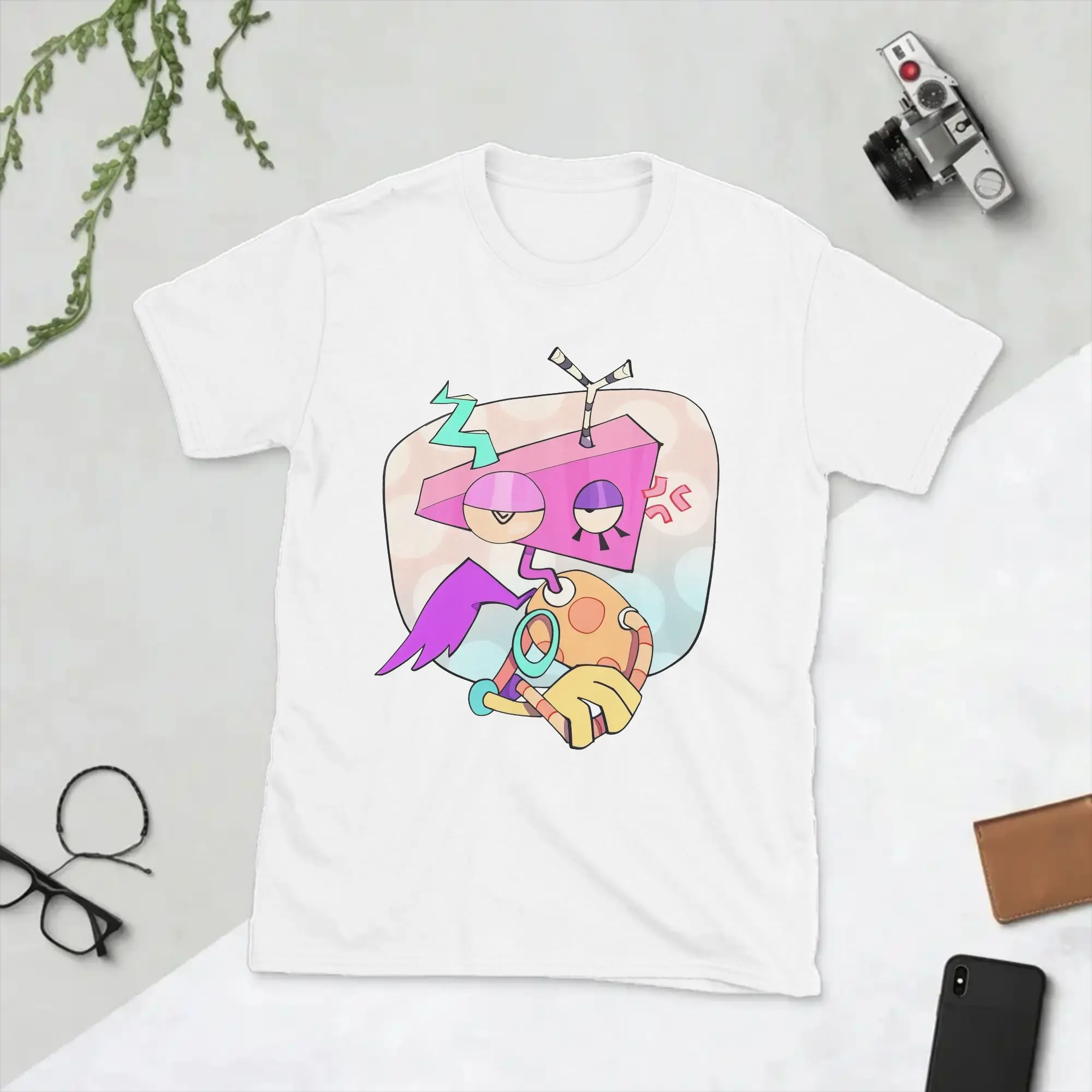 Men's Cartoon Digitals Circus Zooble T Shirt  100% Cotton Clothing Fashion Short Sleeve Crew Neck Tees Gift Idea T-Shirt