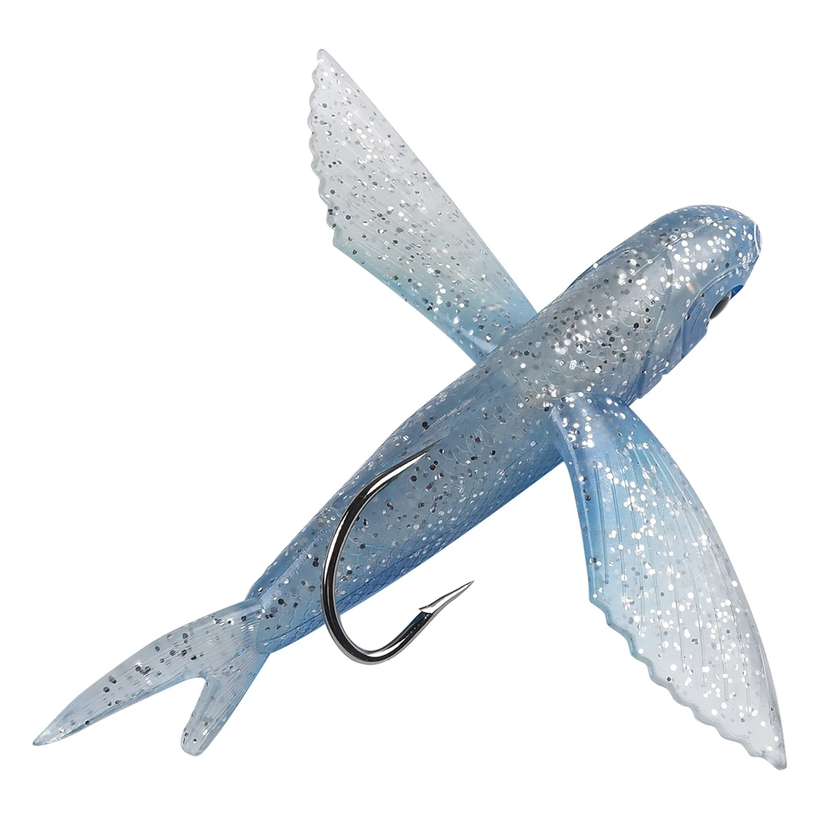 

Искусственная приманка, рыболовная приманка, прочная и утолщенная 3D имитация летающей рыбы, дизайн 52-124 г, новый бренд из ПВХ