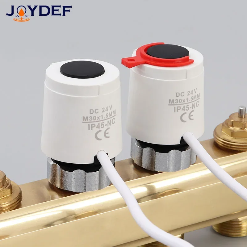 1/5/10 Stück 24 V, normalerweise geschlossen, NC M30 x 1,5 mm, elektrischer thermischer Aktuator für Fußbodenheizung, TRV-Kühler
