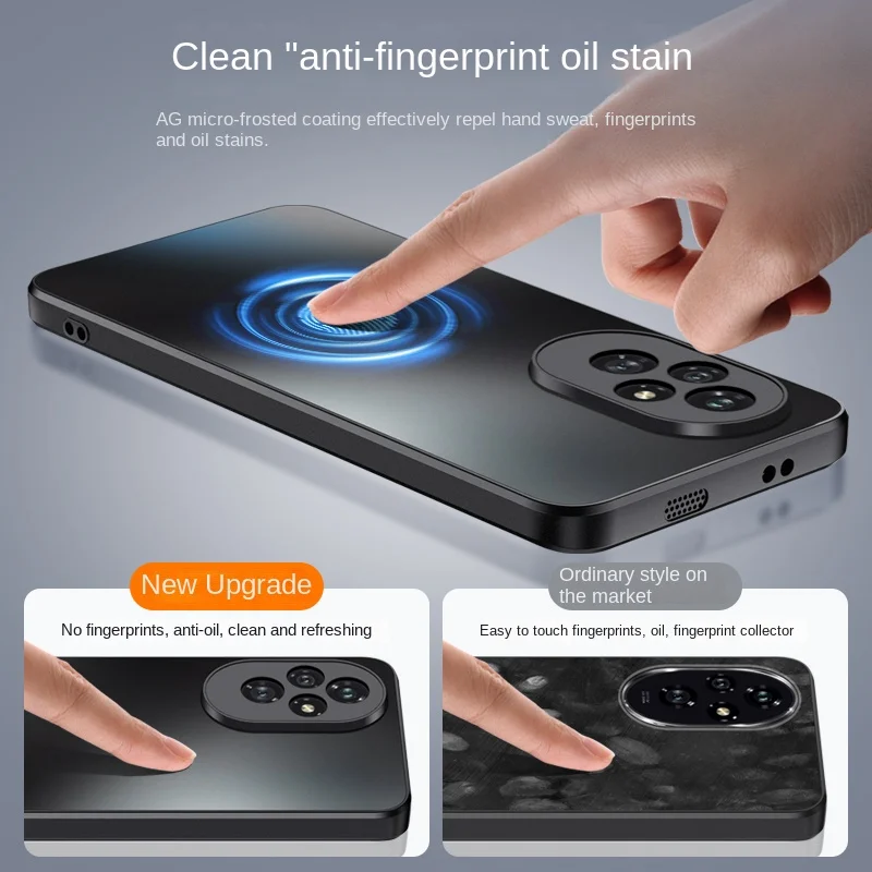 For Huawei Honor 200 Pro 200 100 Pro 100 Matte Feel Lens All-Inclusive Anti-Slip and Anti-Shock Case