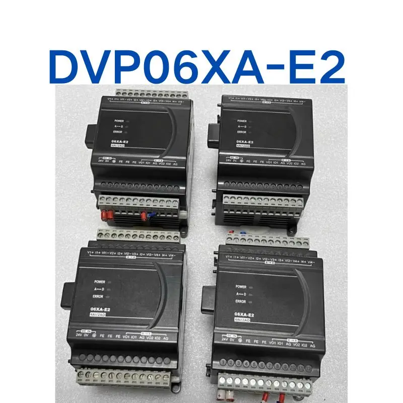 Used PLC extension DVP06XA-E2 tested OK and the function is intact