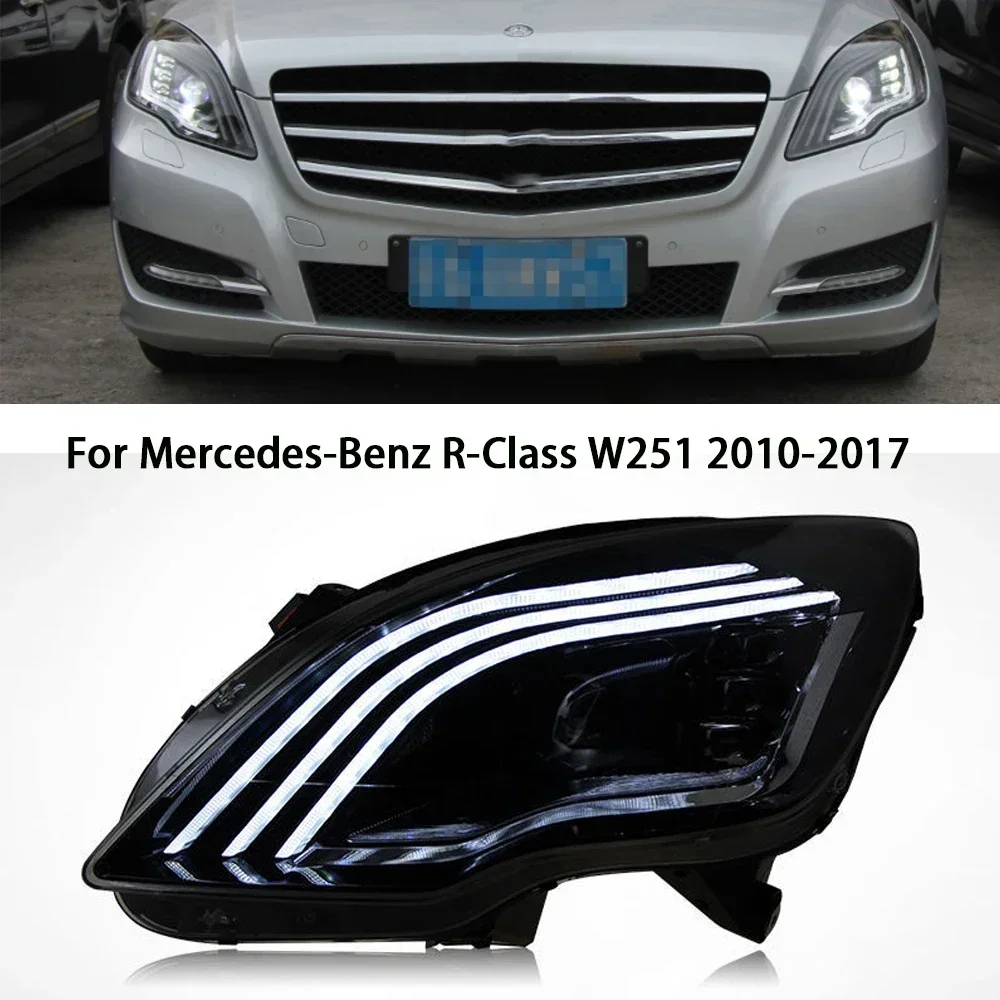 

Car Lights for BENZ W251 LED Headlight Projector Lens 2010-2017 W251 R Class R320 R350 R500 Head Lamp DRL Auto Accessories