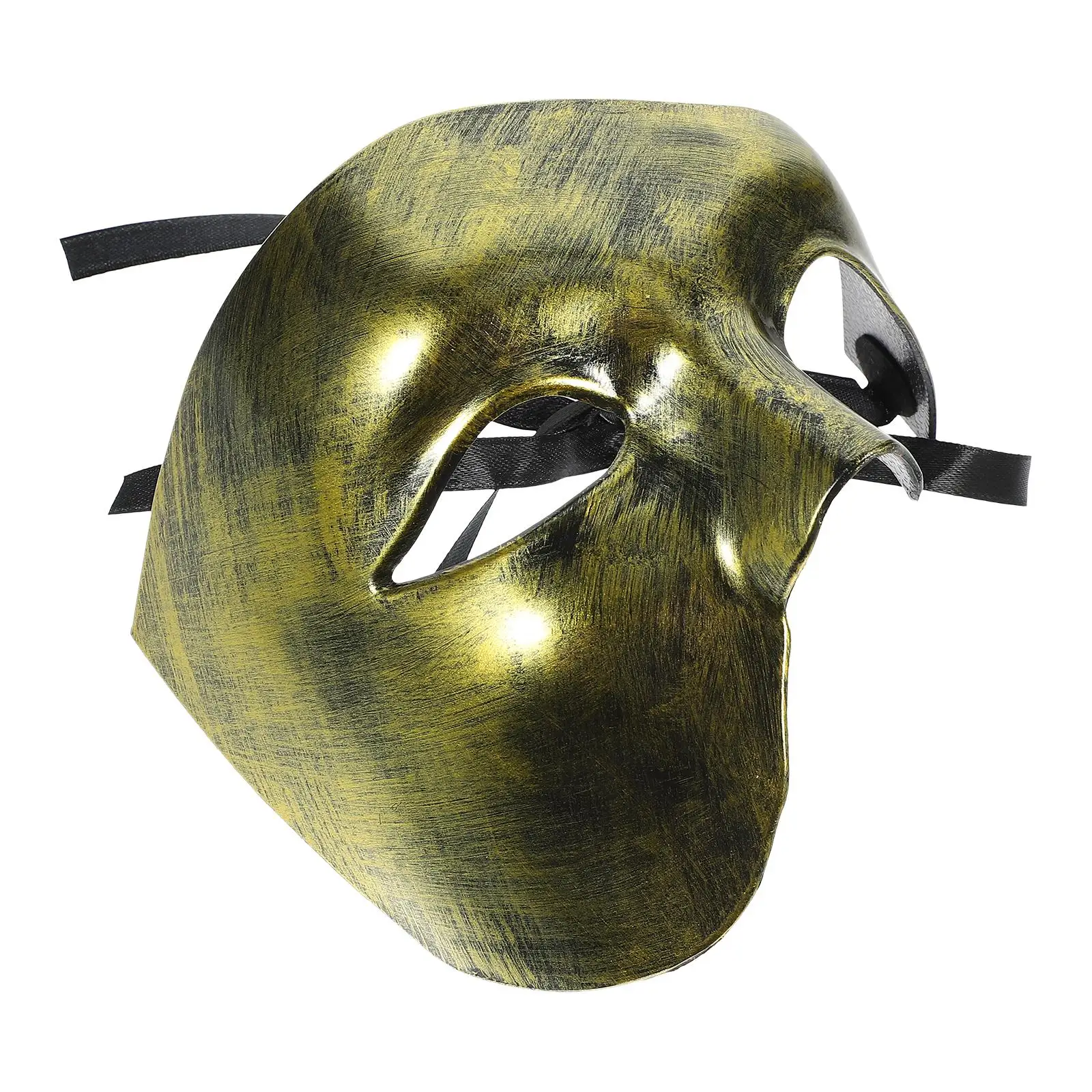 

Half Face Mask Lightweight Straps Comfortable Wear Halloween Masquerade Balls Cosplay Festival Accessory Decorative Prop Premium