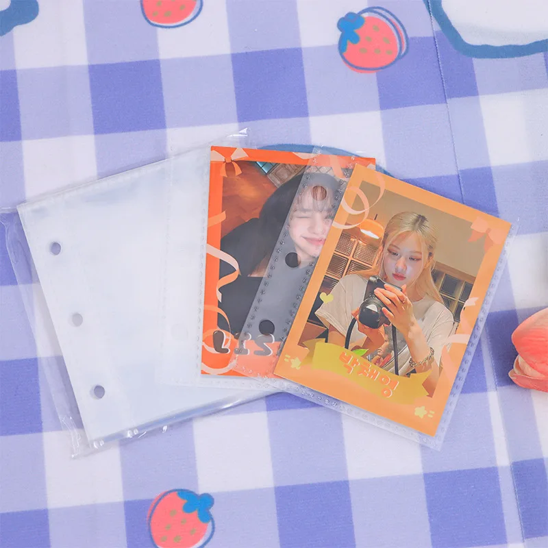 Mini Pocket Album Replacement Cartridge 3 Holes 1/2/4 Frames 3/2/1 Inch Photo Available Transparent and Waterproof Album Refills