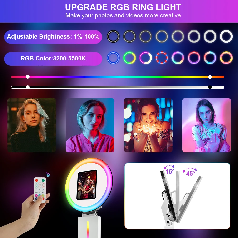 iPad Photo Booth Stand With Fl - Photo Booth Machine 评论和价格