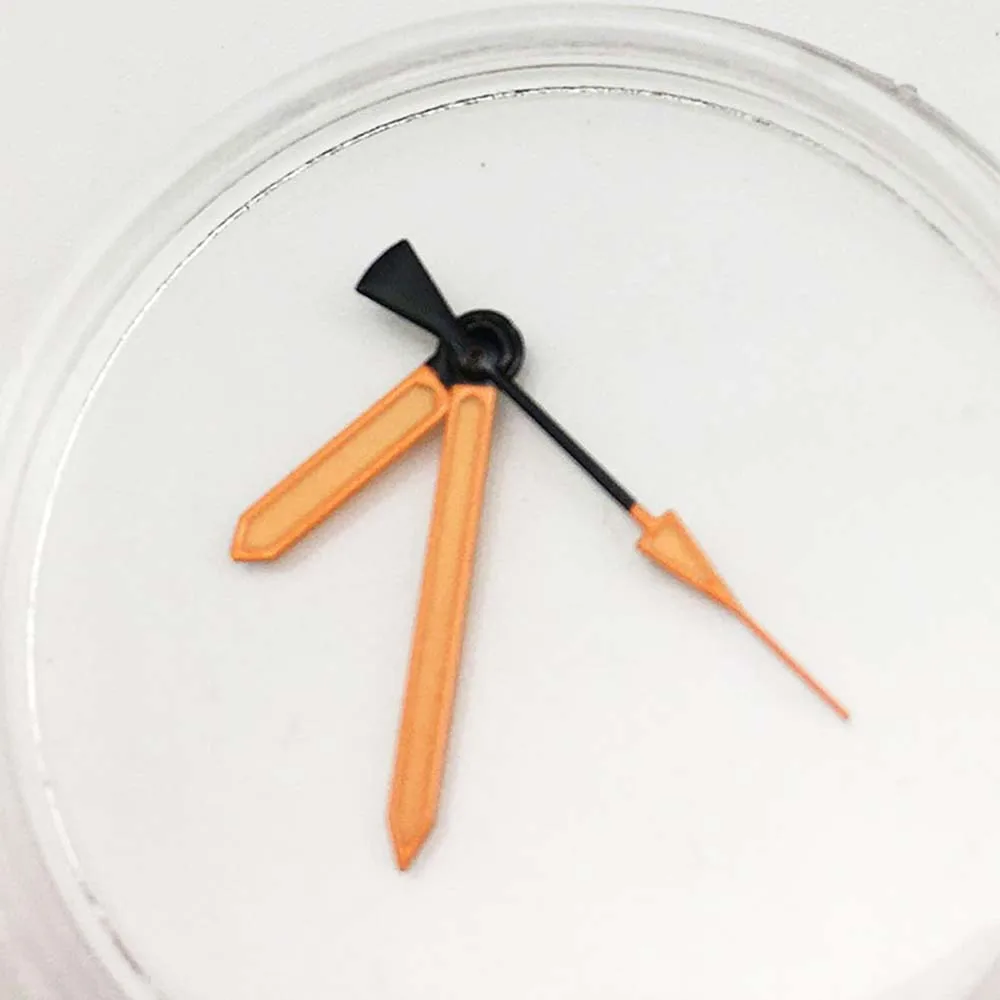 Großhandel Orange/Blau Uhrzeiger für NH35 NH36 Uhrwerk, zweifarbige Uhrzeiger für SKX007 Zubehör – Detail 2
