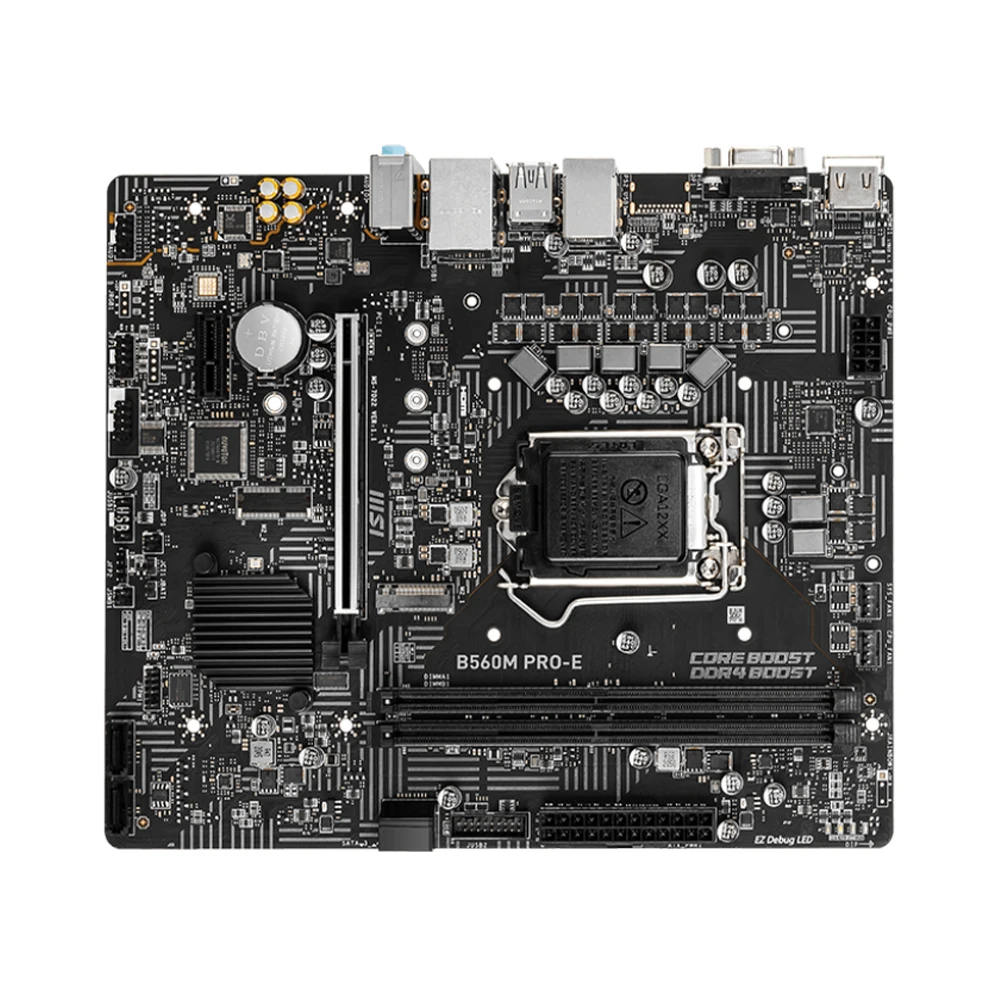 Imagem -03 - Pro-e Motherboard Suporta Soquete Lga1200 I911900k I7-11700k I5-11600k Cpu Chipconjunto Intel B560 2xddr4 Pcie 4.0 Atx Msi-b560m