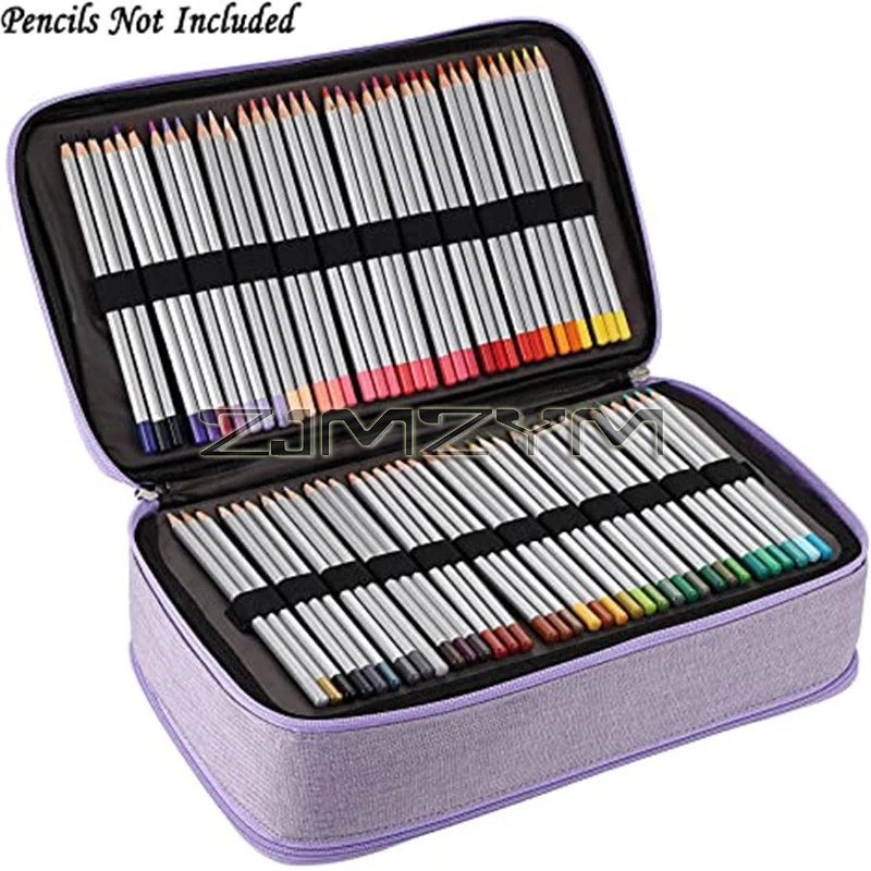 360 Slots Pencil Case School Office Pencilcase for Students Pen Bag Large Capacity Stationery Pencil Box Big Marker Pen Pouch