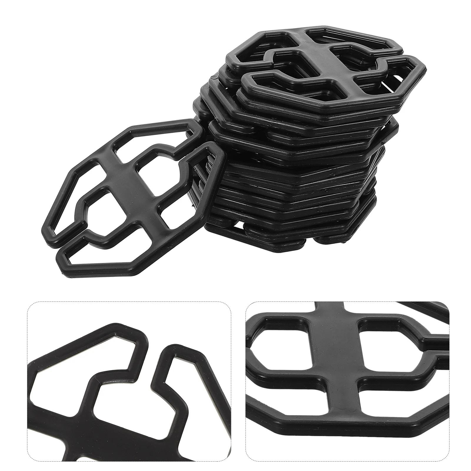 

30Pcs Car Seat Cover Clips Locking Plastic Fastener Set Secure Fixing Accessories Replacement Holders Universal Fit Black