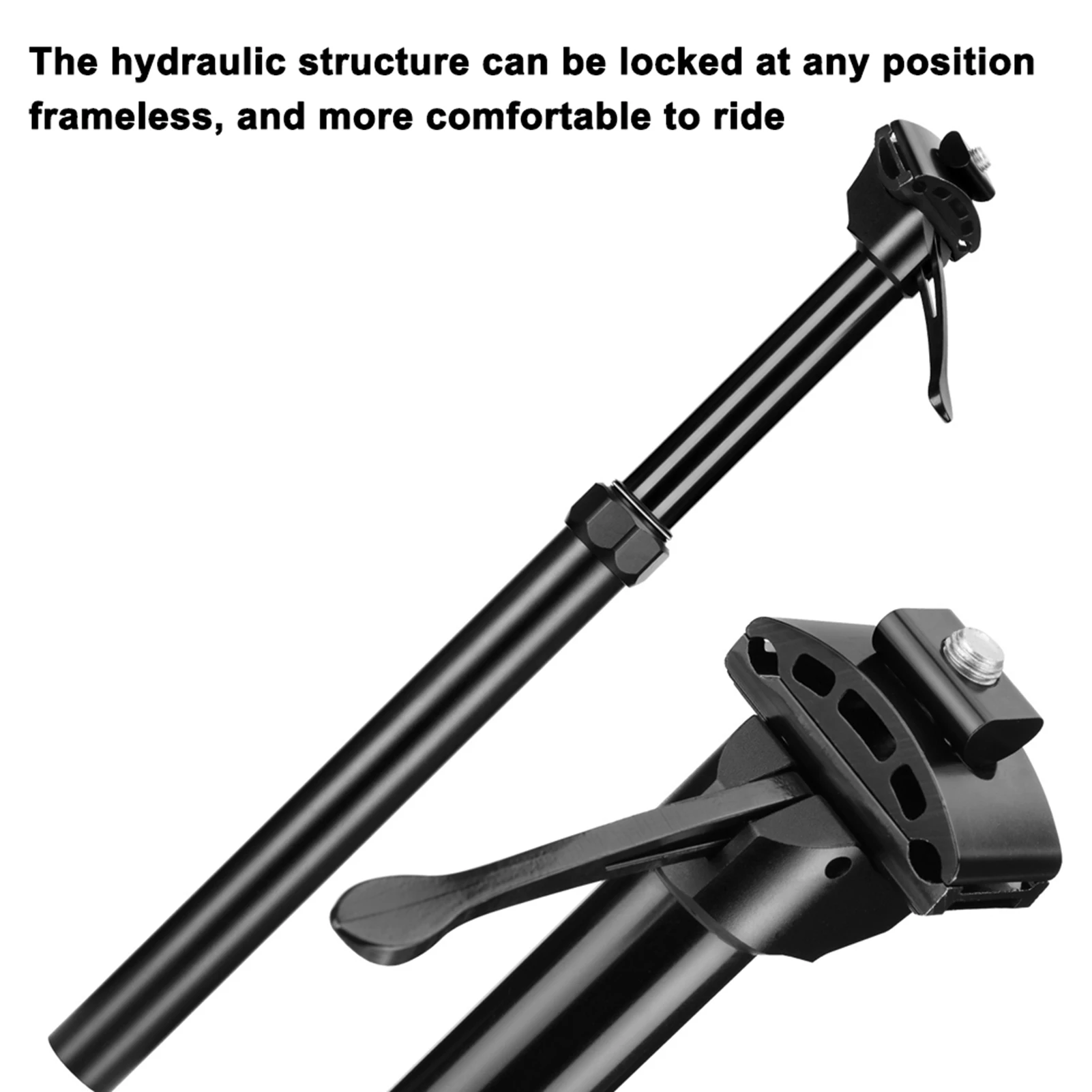 

Телескопический подседельный штырь для велосипеда 30,9/31,6 мм, регулируемая высота, велосипедная подседельная трубка из алюминиевого сплава, гидравлический велосипедный подседельный штырь, аксессуар для велосипеда