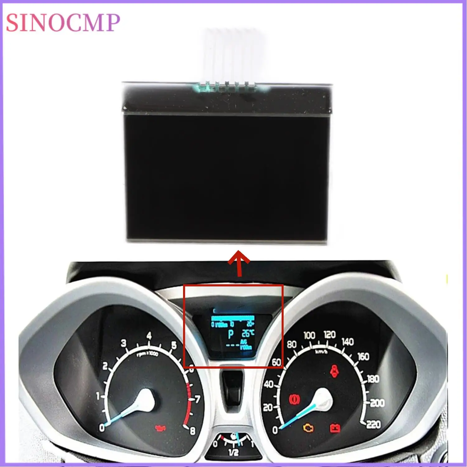 

Dashboard LCD Screen Instrument Cluster LCD Display For Ford EcoSport 2013-2017 Auto Screen Car Radio Multimedia Player Parts