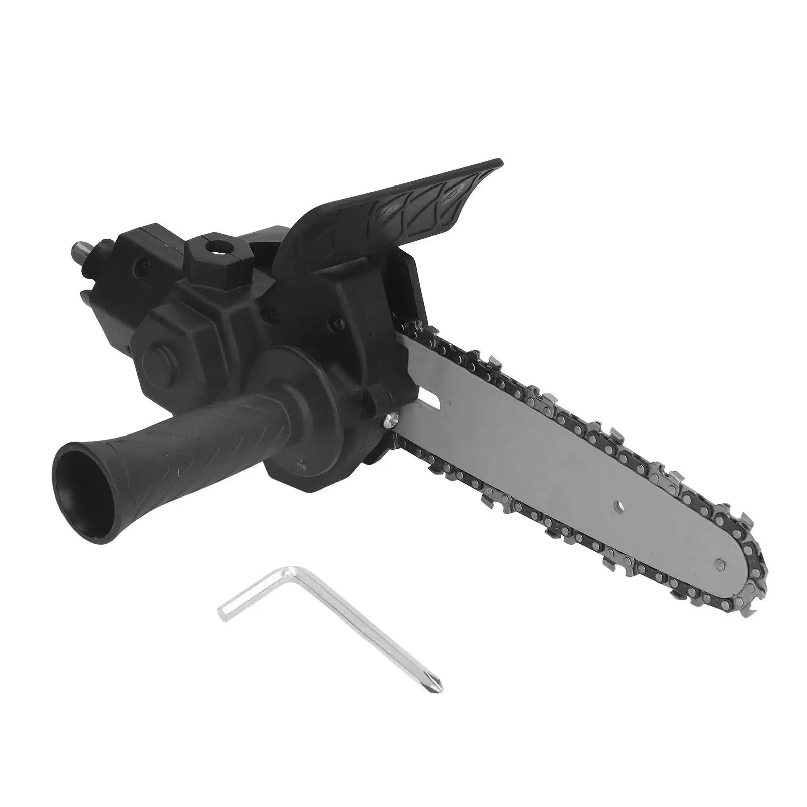 Drill-to-Saw Conversion Adapter with Auxiliary Handle for home Use