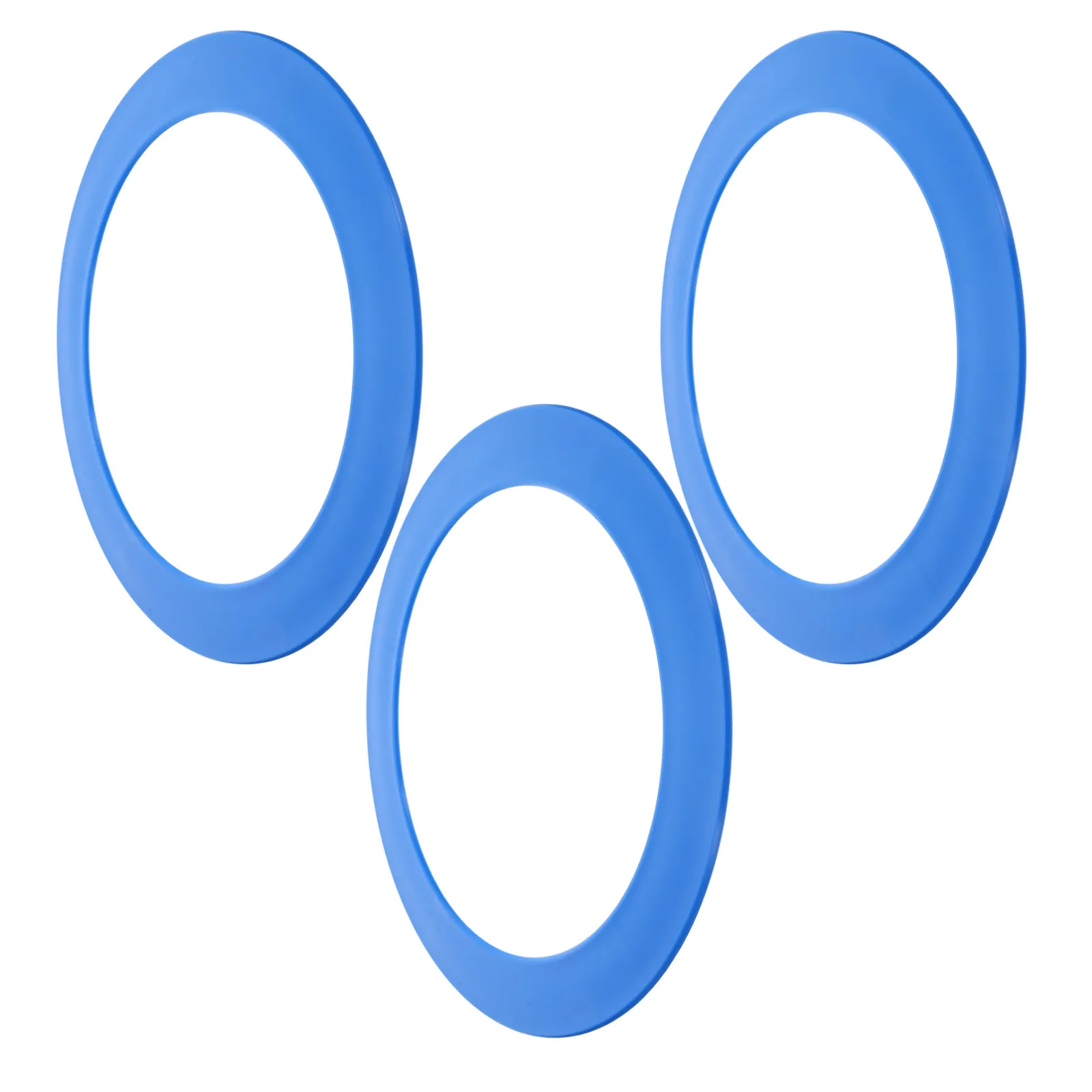 

3Pcs Juggling Rings Lightweight Plastic Circus Props Outdoor Tossing Games Training Set Agility Ring Toss Accessories