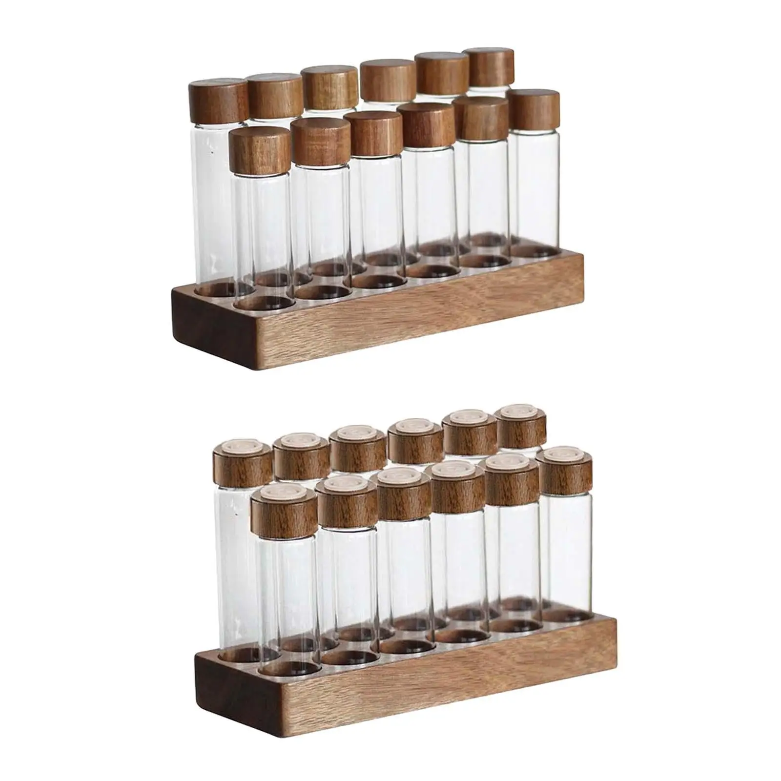 

Coffee Containers with Shelf with Lids Single Dosing Coffee Bean Storage Tubes Jar for Pantry Coffee Shop Cafe Retail