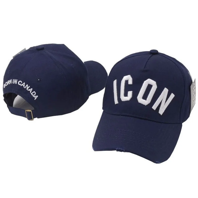 Gorra de béisbol informal con bordado de icono monograma, correa ajustable para el hombro, tela ligera de poliéster