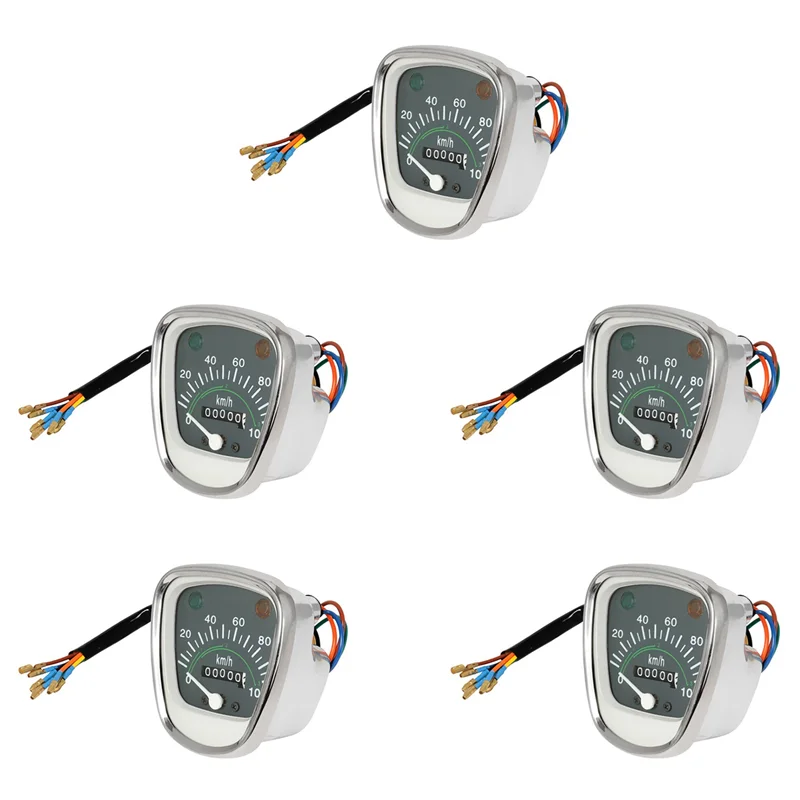 

AB61-5X Retro Speedometer Tachometer Odometer Instrument For Honda Passport Cub C50 C70 C90 C70MK3 Universal Gauges