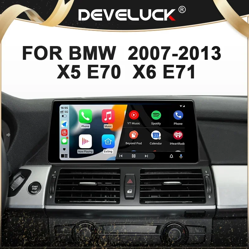 

2 Din Android 12 DVD-плеер для BMW X5 E53 E70 X6 E71 2007-2013 CCC CIC Авто радио GPS навигация Мультимедийная система Carplay 4G