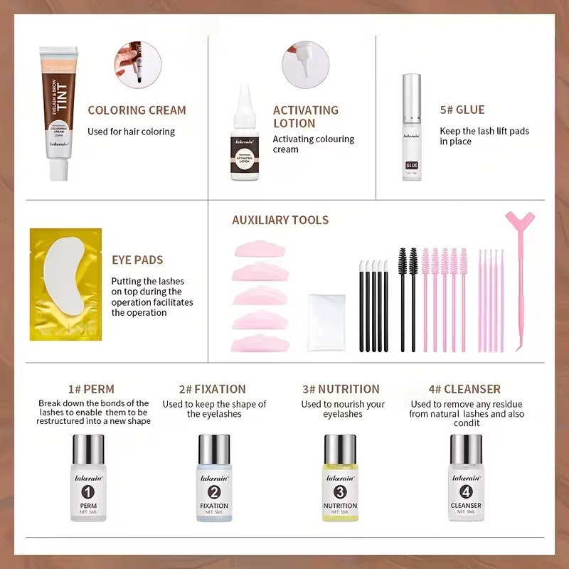 まつげパーマキット プロ仕様 まつげティントキット 2in1 まつげティント 眉ティント 眉染め 目元 まつげ 眉毛 メイク