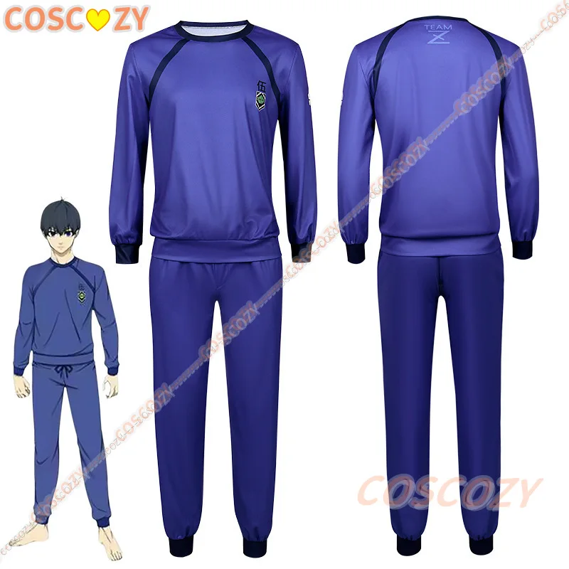 Pajamas Reo Nagi Cosplay Costume  Anime Blue Lock Cosplay Costume Bachira Isagi Chigiri Nightclothes Sportswear Tracksuit