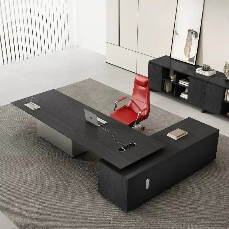 Cable Management Office Desk Electric Adjustable Reception Standing Office Desk Laptop Workstation Escritorios Luxury Furniture