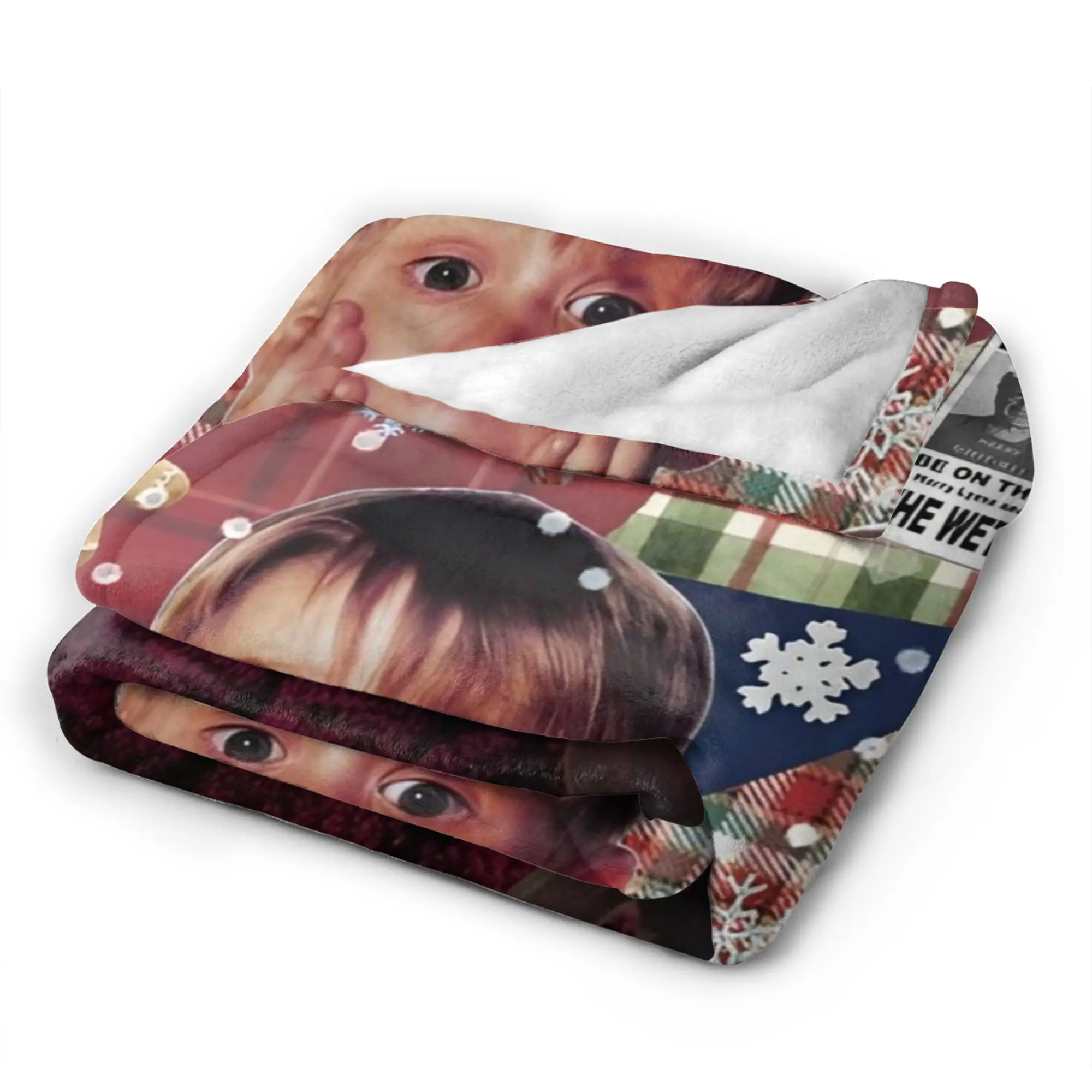 المنزل وحده ماكولاي كولكين الكولاج البطانيات كيفن كوميديا الفانيلا رمي بطانية أريكة تتحول لسرير المحمولة لينة الدافئة المفارش تنفس