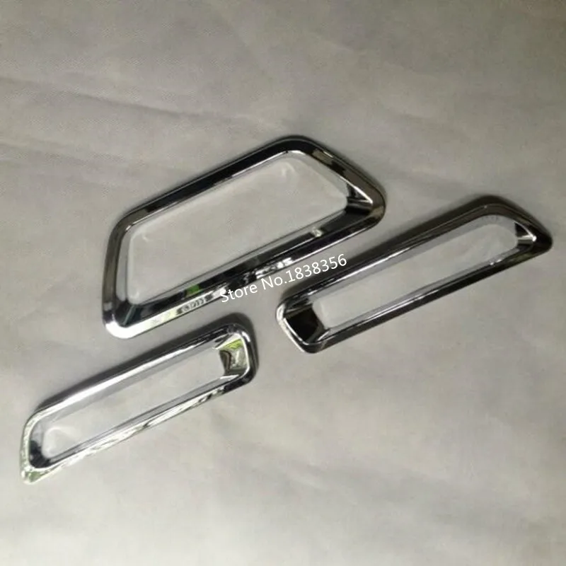 Car ABS Chrome Cover Trim Back Tail Rear Fog+Brake Light Lamp Frame Stick Part For Suzuki S-Cross Scross SX4 2014 2015 2016 2017