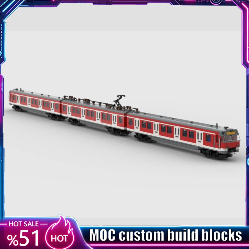 2619-teiliger Deutscher Eisenbahn-Zug der Klasse 420 MOC Benutzerdefiniertes Puzzle DIY Montage-Bausteine Lehrreiches Spielzeug Sammlerstück Beliebte Geschenke
