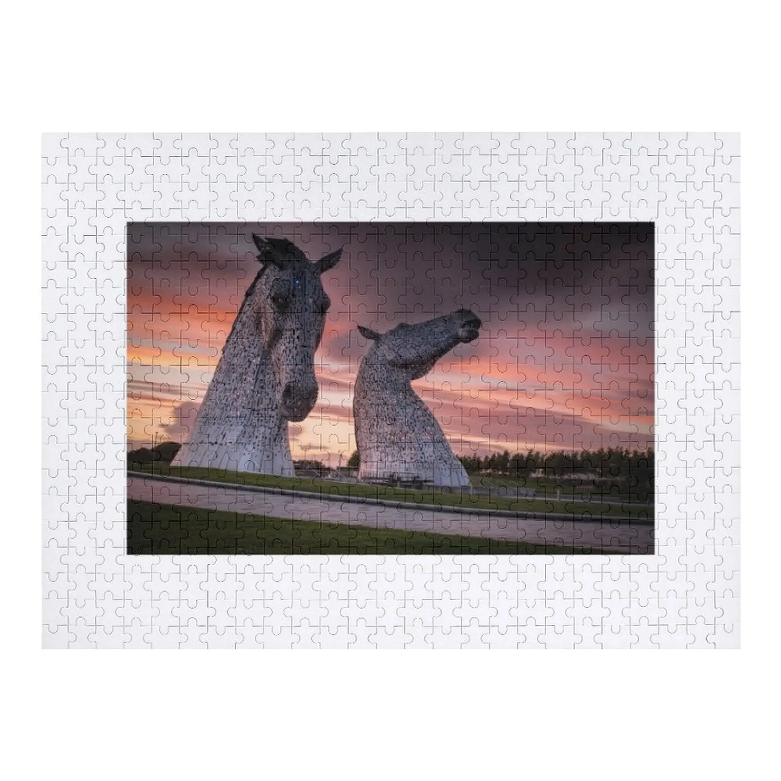 

The Kelpies Jigsaw Puzzle Wooden Decor Paintings Custom Gift Wooden Jigsaws For Adults Puzzle