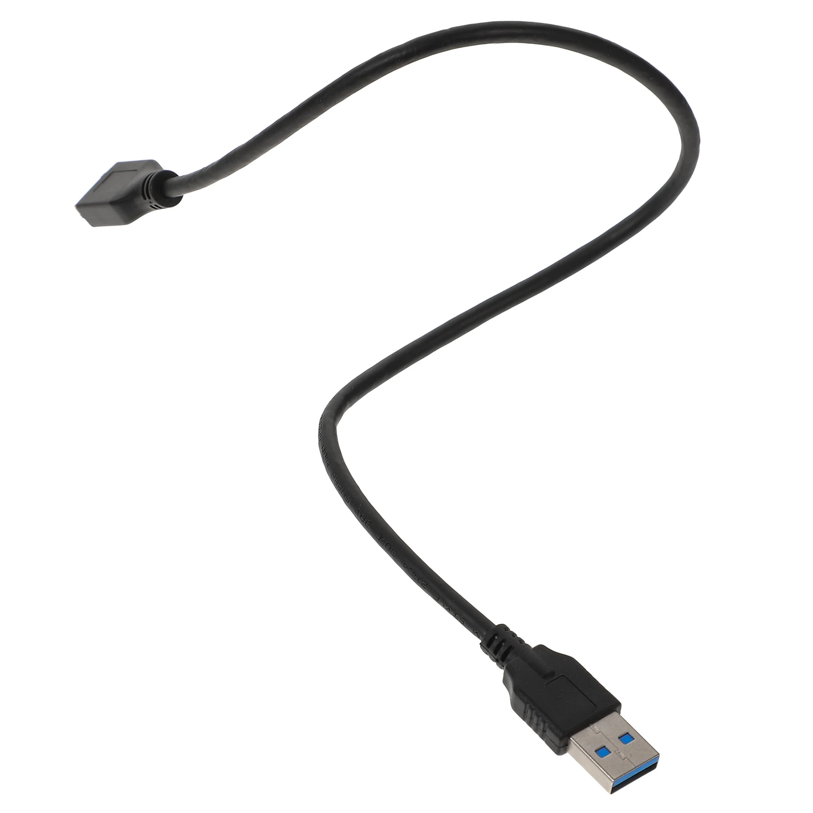 

Adapter Desktop Motherboard Extension Cord Cable Usb-to-usb Adapters Black for Computer