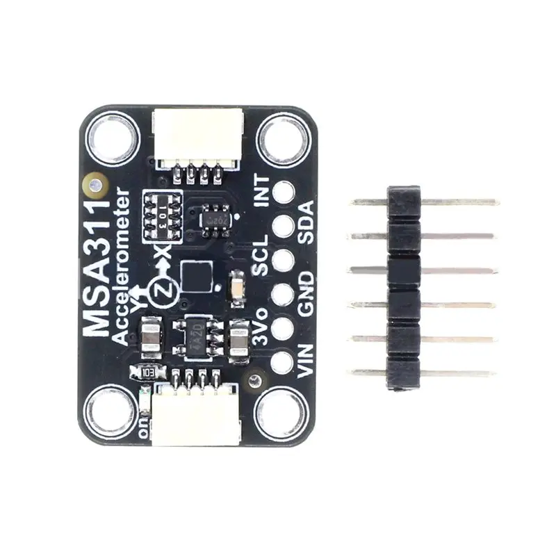 【FAST-SALE】For STEMMA QT/Qwiic MSA311 Triaxial Accelerometer Module Low Power Consuming Design Consumption