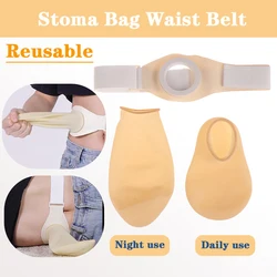 Adjustable Ostomy Belt Waterproof Stoma Assit Accessory Stoma Supply Closure Bags for After Colostomy Ileostomy Care