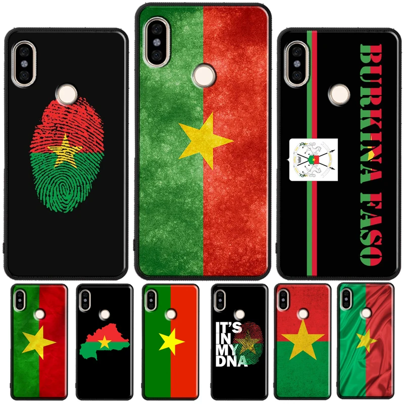 Burkina Faso Flag For Redmi Note 11 Pro Phone Case For Redmi Note 10 Pro 7 8 9 Pro 10S 9S Redmi 10 9A 9T 9C