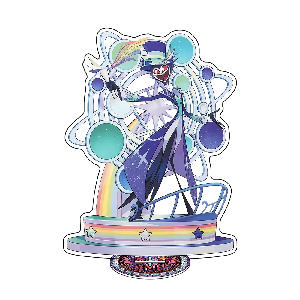 Helluva Boss Loona Blitzo Stolas Asmodeus 15CM Double Sided Cute Anime Acrylic Stand Keychain Character Model Desk Decor Gifts