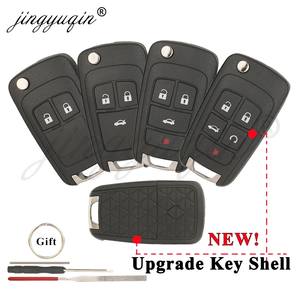 Neue verbesserte Klapp-Autoschlüsselhülle für Chevrolet Cruze Lova Camaro Impala Opel Vauxhall Insignia Astra Buick GMC Einfache Installation