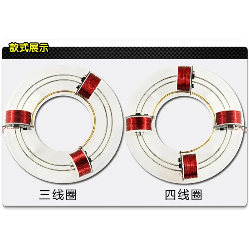 Electromagnetic ring cyclotron scientific experiment novel high-tech toy physics