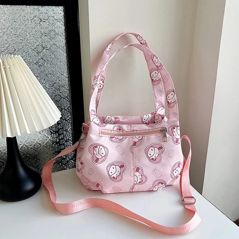 Sanrio Hello Kitty Pompom Purin Pochacco My Melody Kuromi Torby Crossbody Casual Cute Cartoon Torby podróżne na ramię Prezenty dla dziewczynek