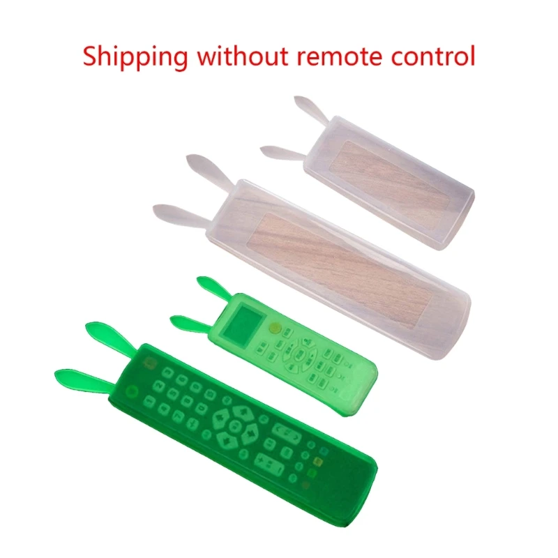 Silicone Waterproof Protective Remote Control Cases for TV Rabbit Ears Noctilucent Remote Cover Shockproof Protector