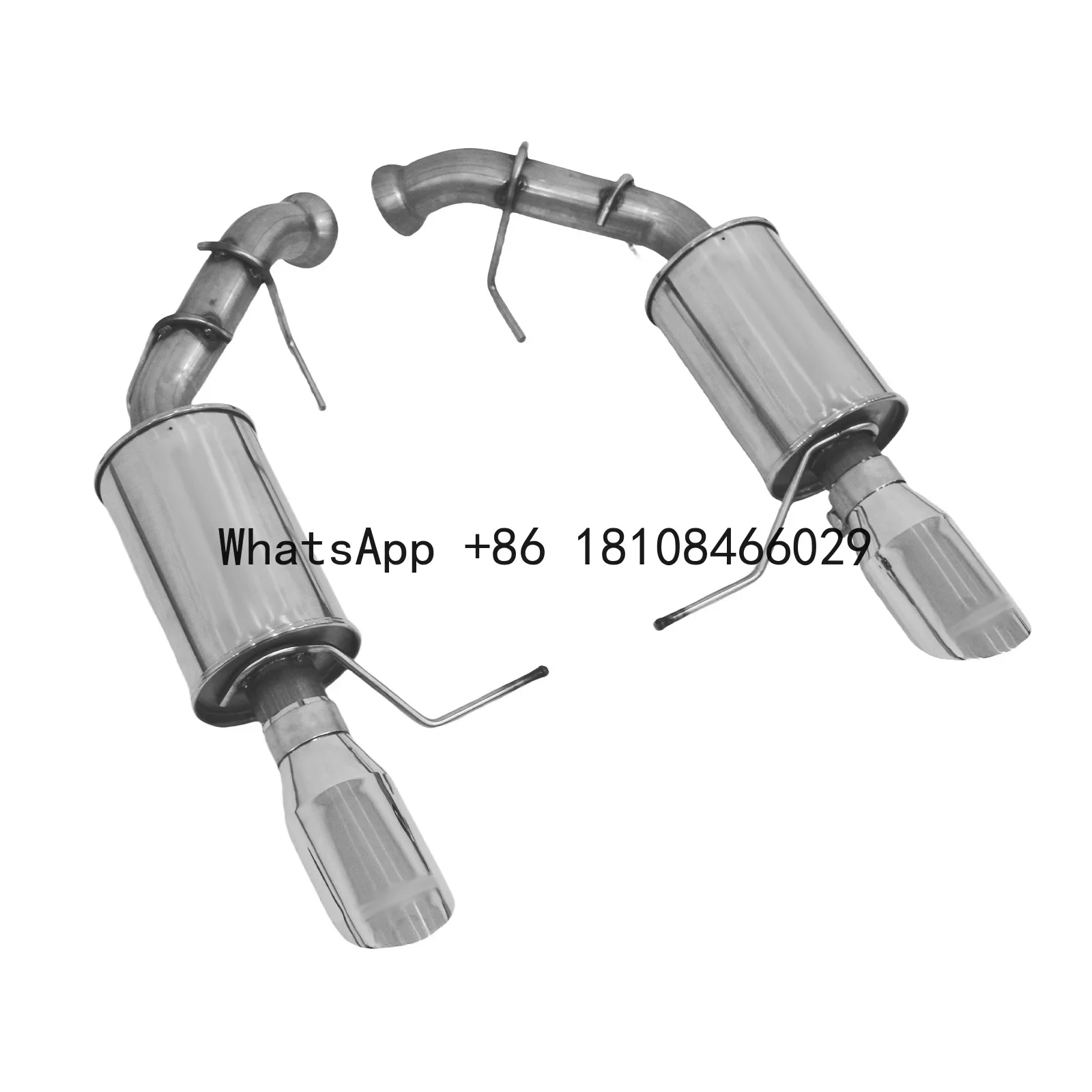 Exhaust Pipe for Ford Mustang 3.7L 5.0L Stainless Steel Silver High Quality Performance Cat Back Exhaust system