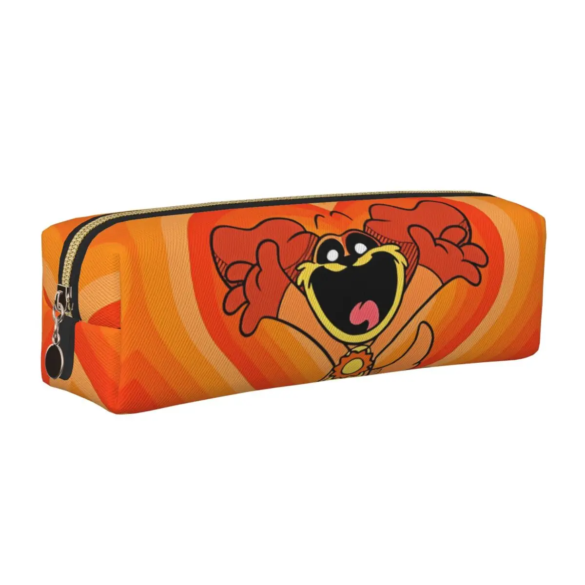 أزياء سعيد يبتسم المخلوقات مقلمة لعبة الكرتون قلم رصاص الحقيبة حامل قلم لفتاة صبي حقائب ذات سعة كبيرة اللوازم المدرسية