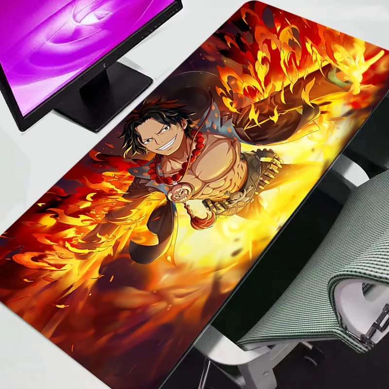 

Mouse Pad One Piece Notbook Gamer Large Keyboard NonSlip Rubber Computer Carpet Desk Mat PC Gamer 90x40 MousePad Anime Max Xxl