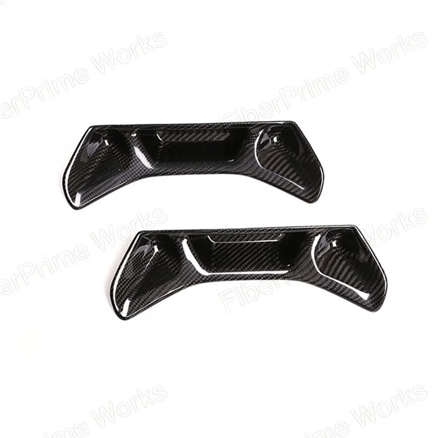 2 PCS Real Carbon fiber Front Seat Back Trim Cover Car Styling for Toyota Supra MK5 A90 2019up