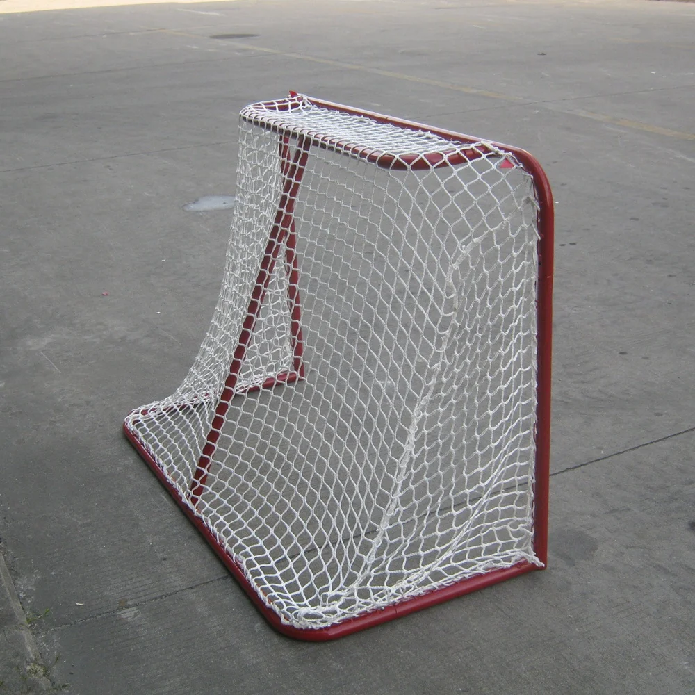 Professional Street Ice Hockey Goal com moldura de aço dobrável, Tiro Alvo Mini Net, Goleiro