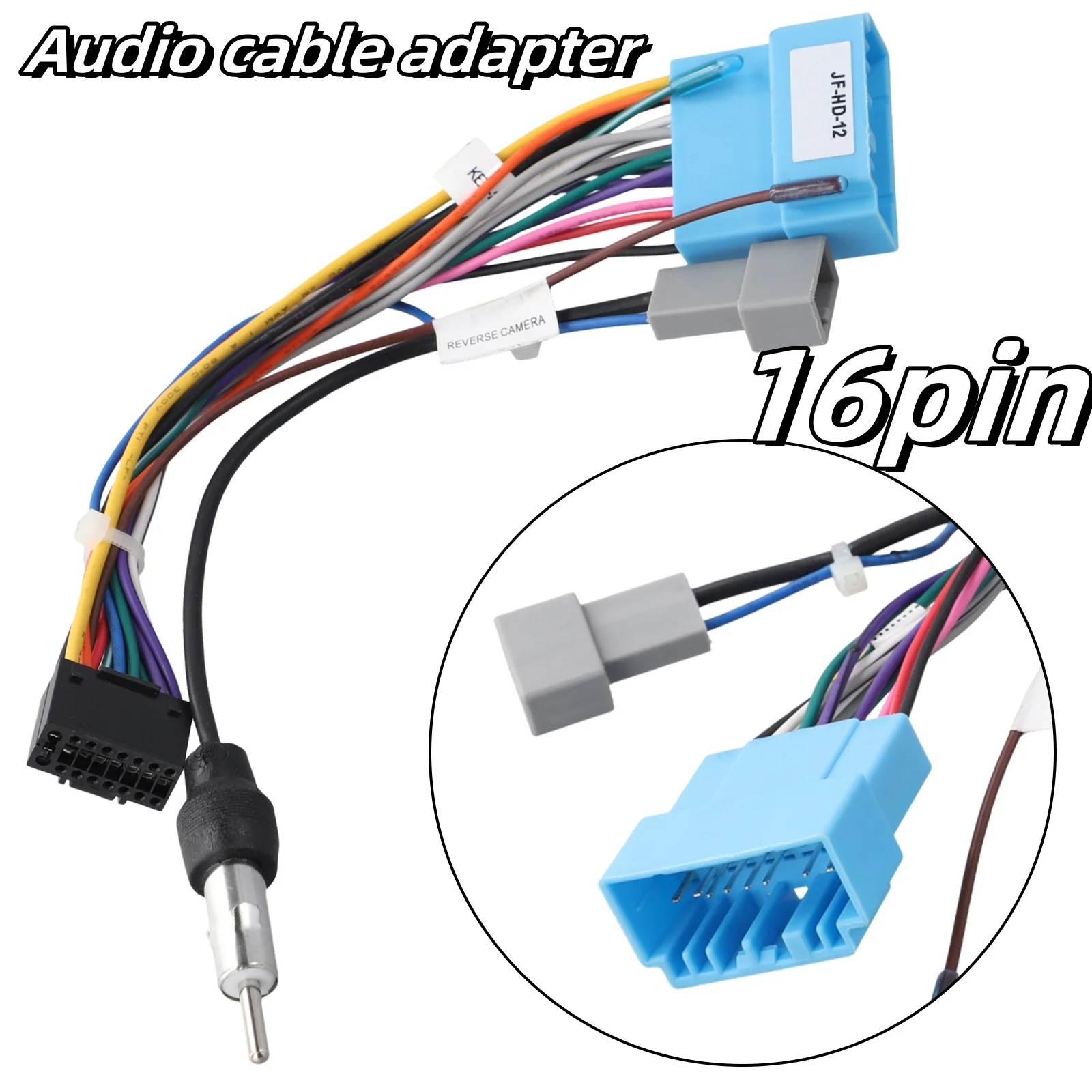 

16pin Car Radio Audio Cable Adapter 8-12V for Honda for Accord Euro for Civic For CRV for Integra for Odyssey S2000 For Suzuki