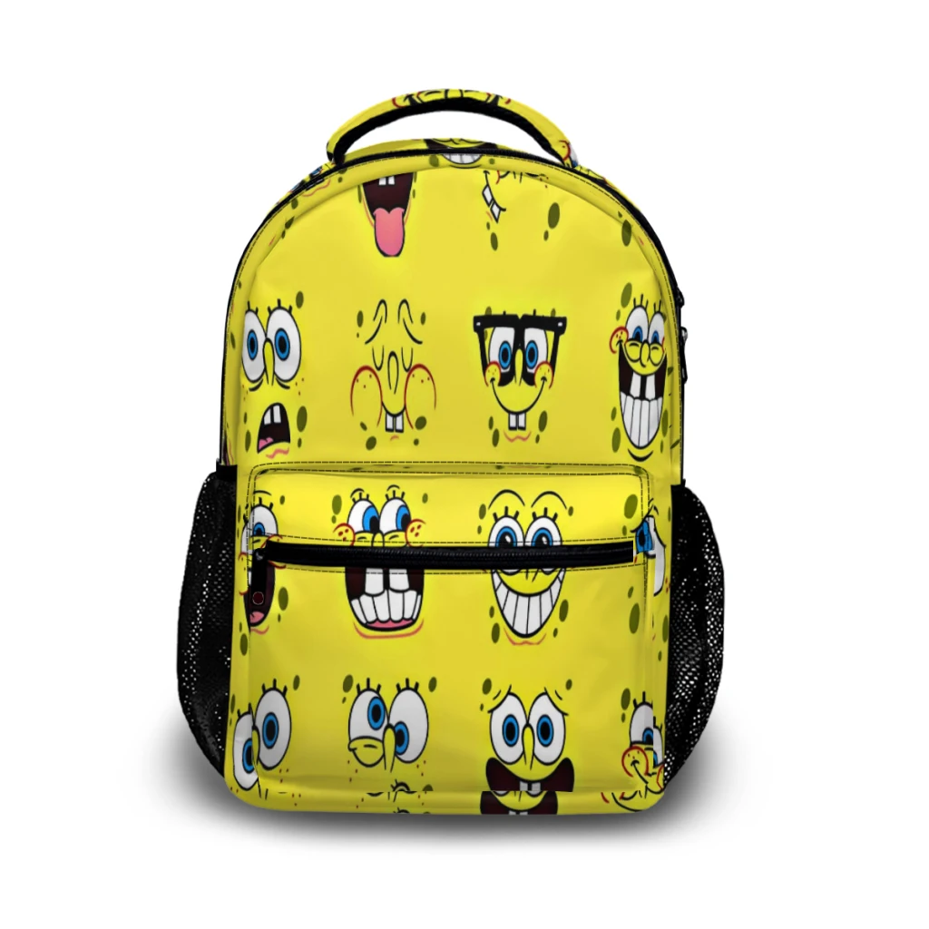 

New Fashionable Spongebob Pattern School Bag Print Backpack 17inch